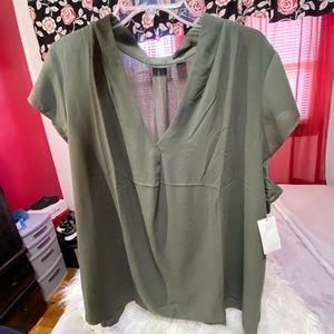 Grey Beluga Dressy Blouse